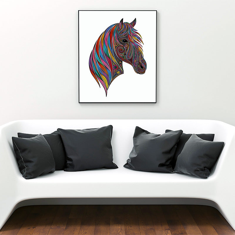 🔥LAST DAY 80% OFF-Colorful Horse Head Jigsaw Puzzle