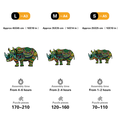 🔥LAST DAY 80% OFF-Green Rhino Puzzle