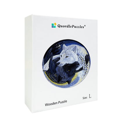 🔥Last Day 80% OFF-Black and White Wolf Puzzle