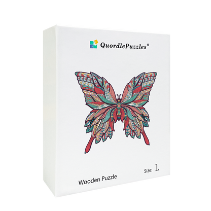 🔥LAST DAY 80% OFF-Red Butterfly Jigsaw Puzzle