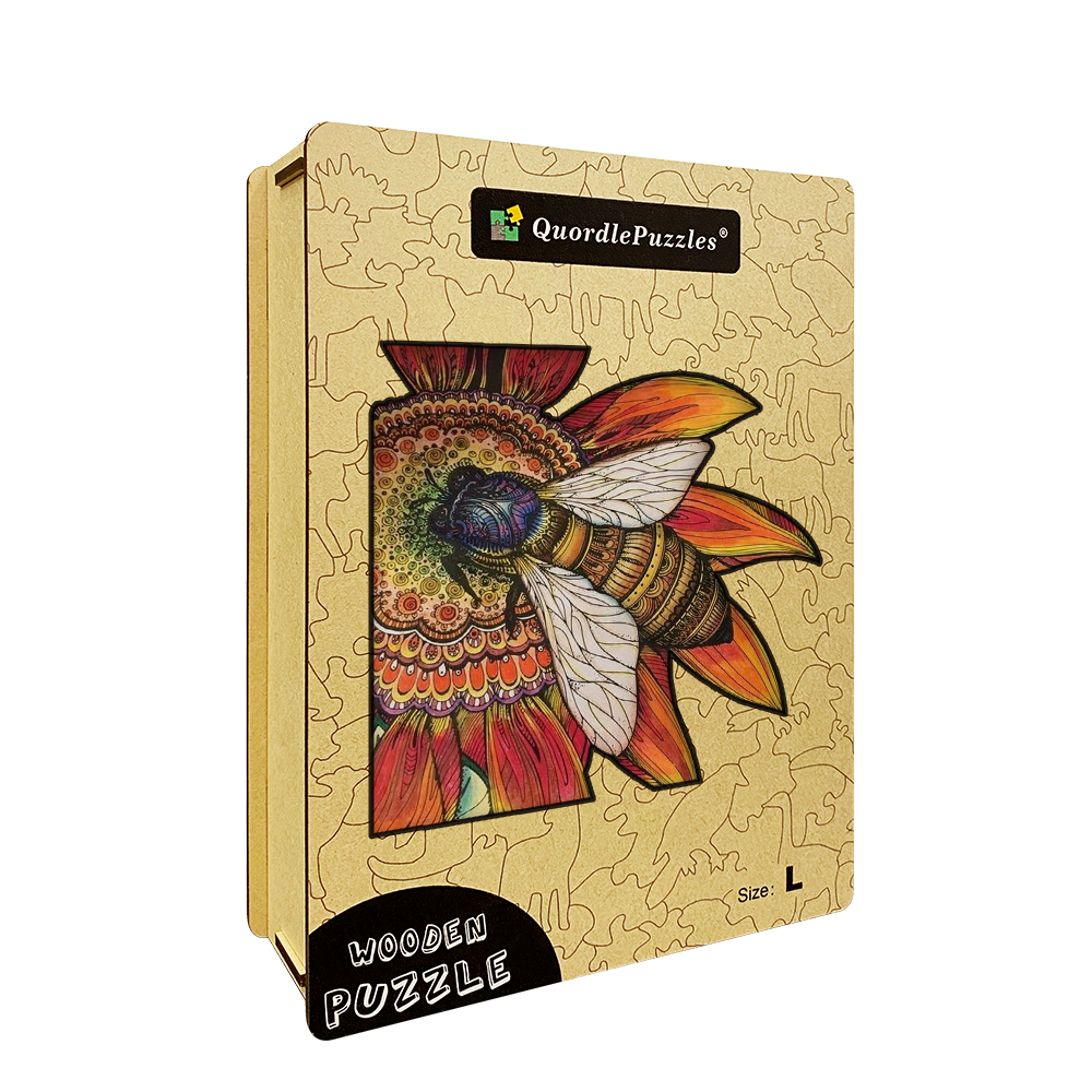 🔥LAST DAY 80% OFF-Bees Wooden Jigsaw Puzzle