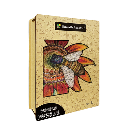 🔥LAST DAY 80% OFF-Bees Wooden Jigsaw Puzzle