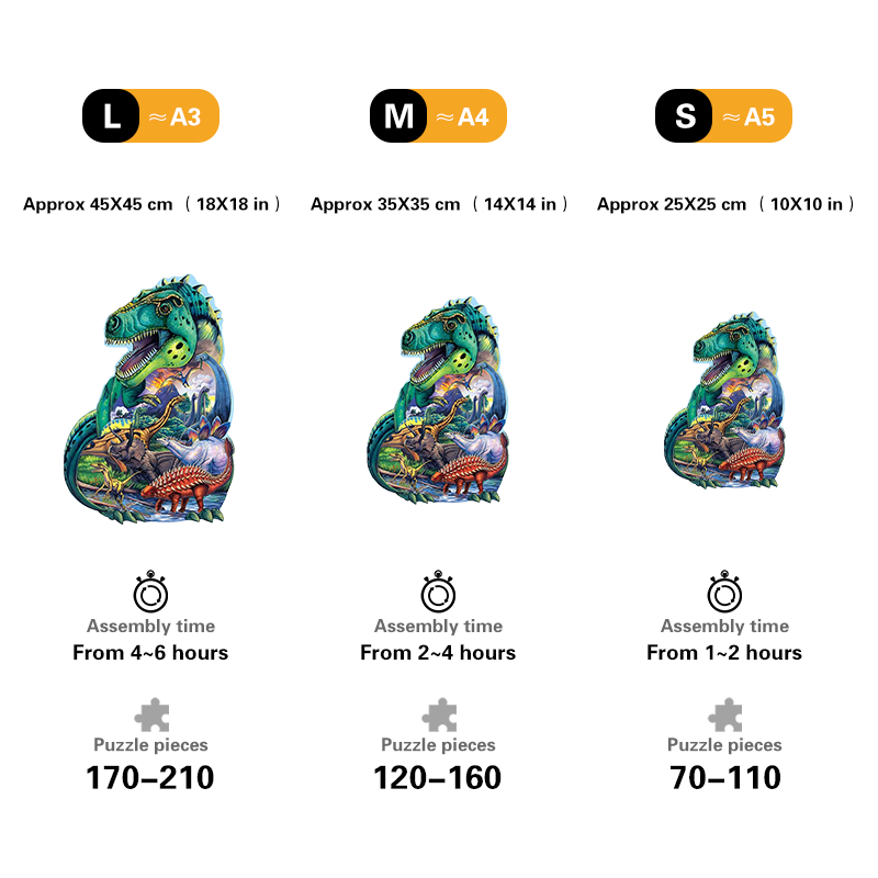 🔥LAST DAY 80% OFF-Dinosaurs and Volcanoes puzzle