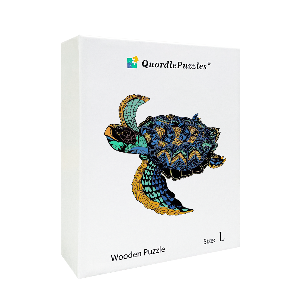 🔥LAST DAY 80% OFF-Traveling Turtle Wooden Jigsaw Puzzle