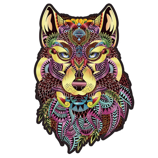 🔥LAST DAY 80% OFF-Brown Wolf Head Puzzle