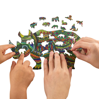 🔥LAST DAY 80% OFF-Green Rhino Puzzle