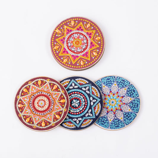 DIY Mandala A Diamond Painting Coasters